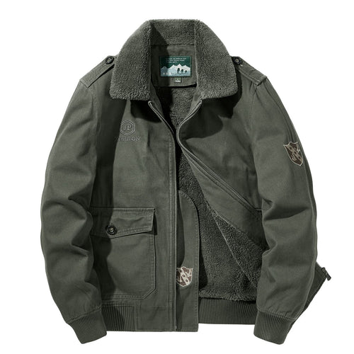 Herren Warme Übergangsjacke mit Fleece-Innenfutter Drune