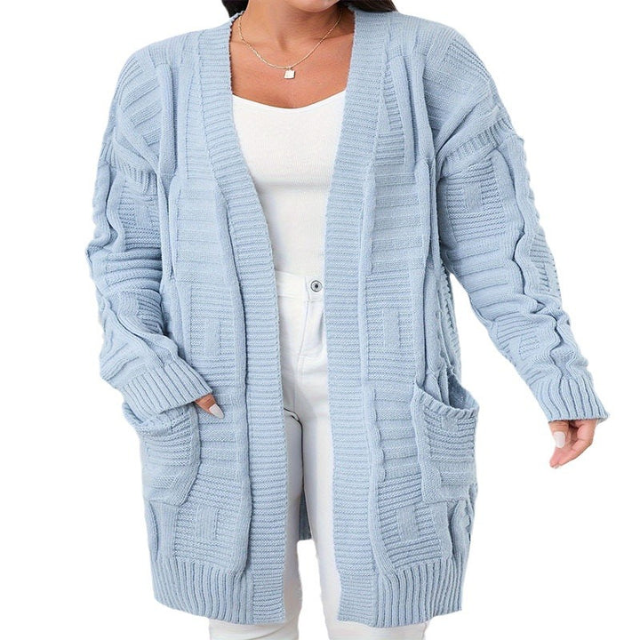Damen Strickjacke mit strukturiertem Muster und praktischen Taschen Drune