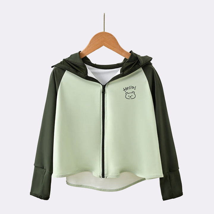 Damen Kapuzenjacke mit süßem Tiermotiv Drune