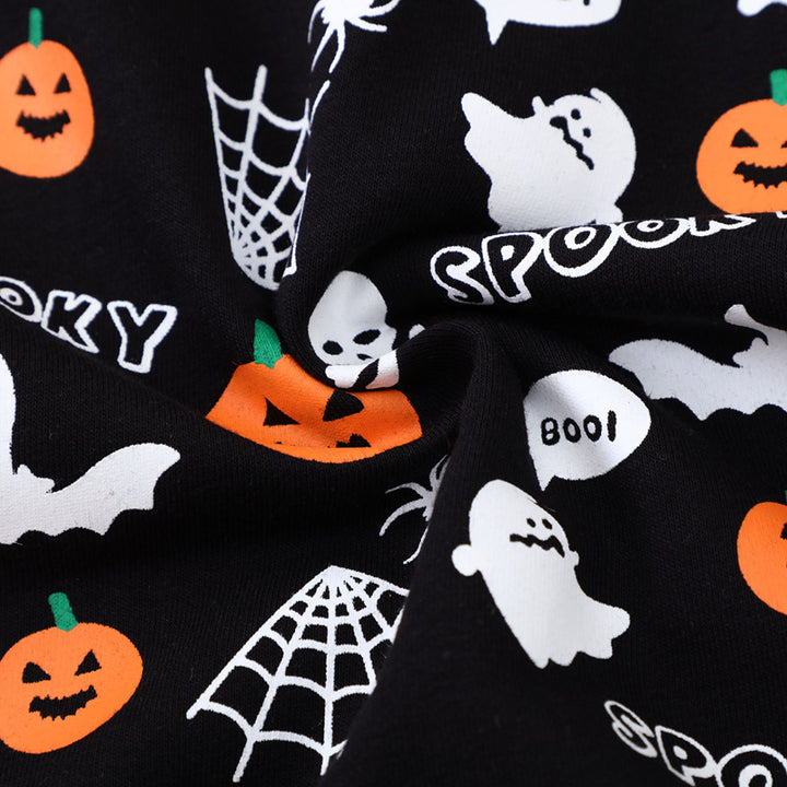 Kinder Sweatshirt mit gruseligem Halloween-Motiv Drune