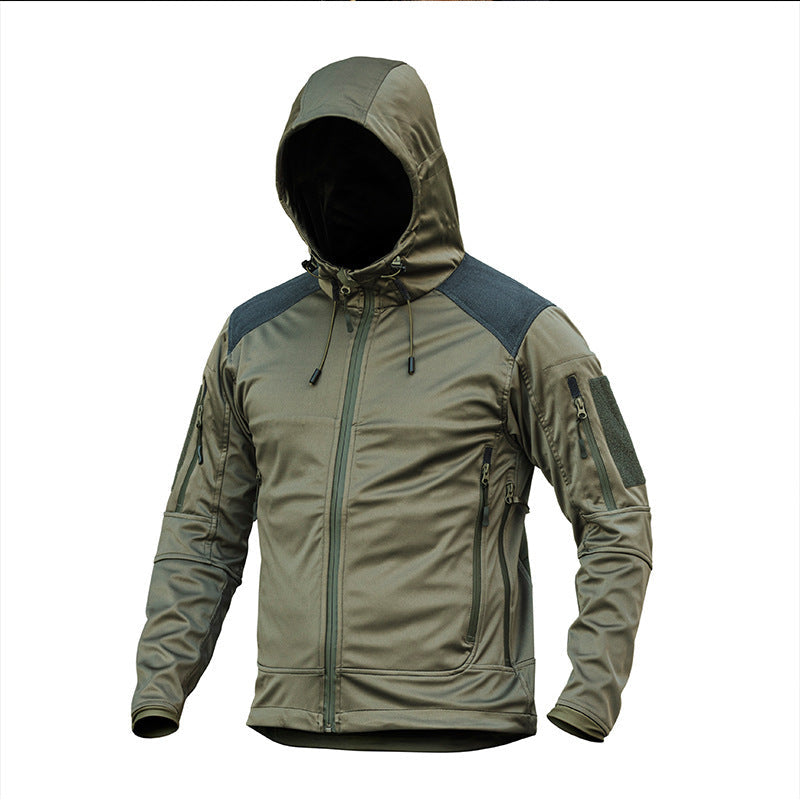 Herren funktionale Outdoor-Jacke mit isolierter Steppstruktur Drune