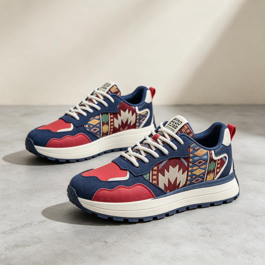 Herren Sportliche Sneaker mit dekorativem Muster Drune