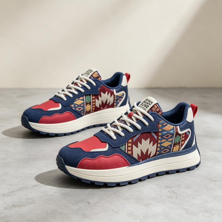 Herren Sportliche Sneaker mit dekorativem Muster Drune