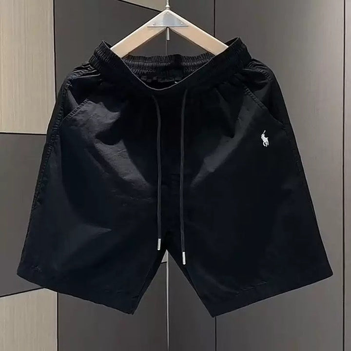 Herren leichte Freizeithose mit elastischem Bund und seitlichen Taschen Drune