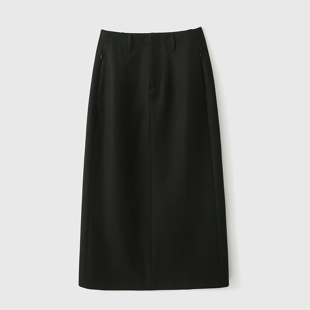 Damen Hochtaillierter, eleganter A-Linien Rock Drune