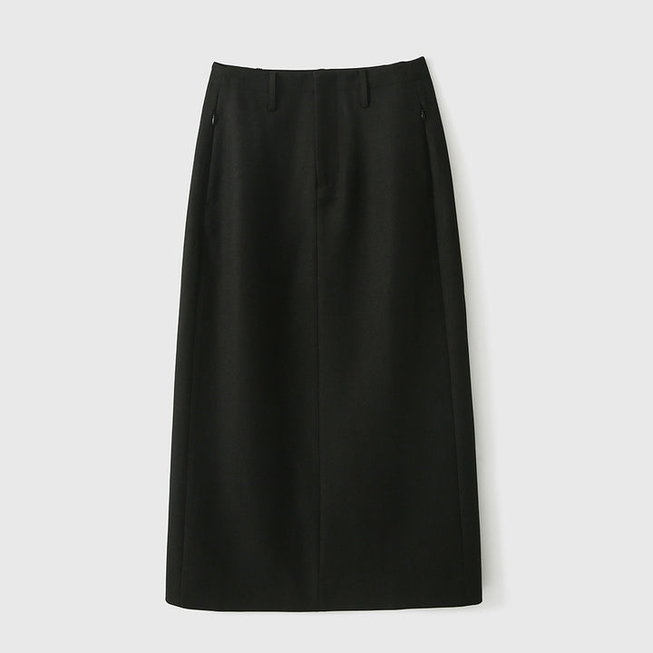 Damen Hochtaillierter, eleganter A-Linien Rock Drune