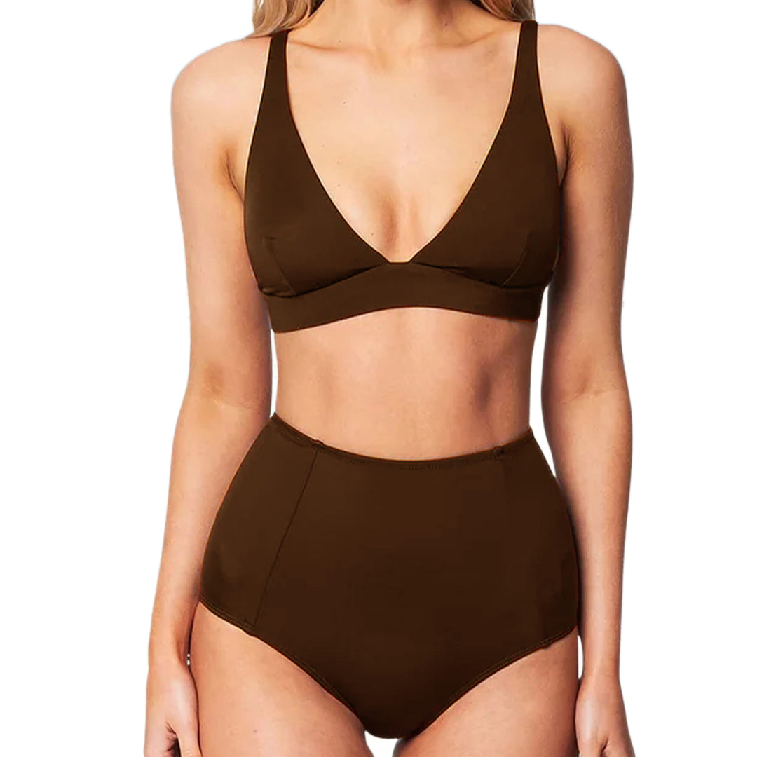 Damen Hochgeschnittener Bikini mit vorteilhaftem Schnitt Drune