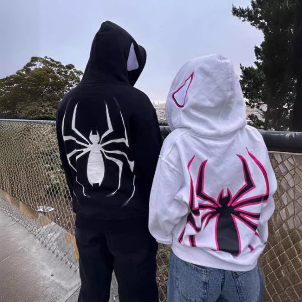 Kinder Grafik Spider Print Hoodie Drune