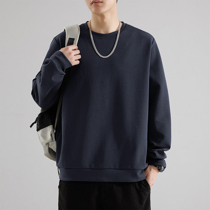 Unisex Oversize Rundhals‑Sweatshirt aus schwerem French‑Terry mit gerippten Bündchen Drune