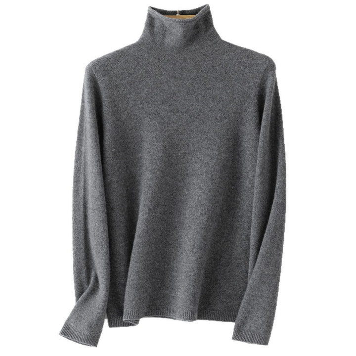 Damen Leichter Kaschmir-Mix Rollkragenpullover mit feinem Soft-Finish und schmaler Silhouette Drune