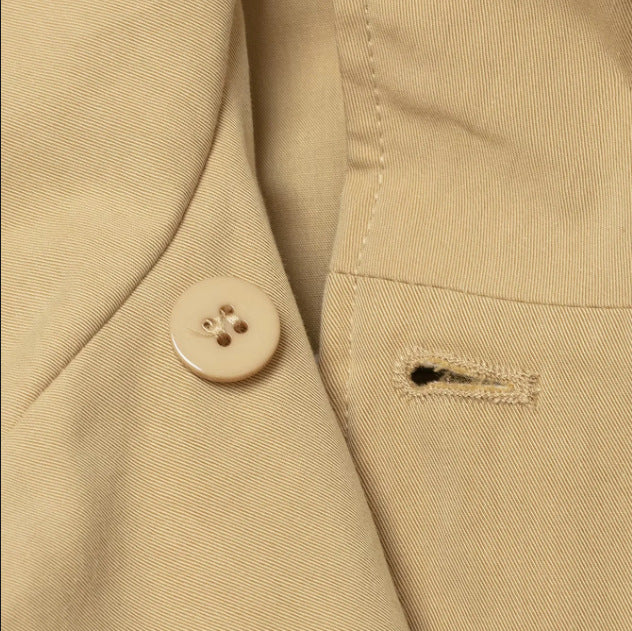 Damen Cropped Doppelreihige Kurzjacke im Blousonstil mit Stehkragen und Pattentaschen Drune