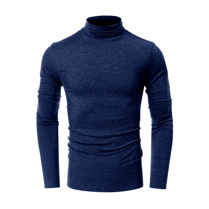 Herren Rollkragenpullover aus elastischem Baumwollmix Drune