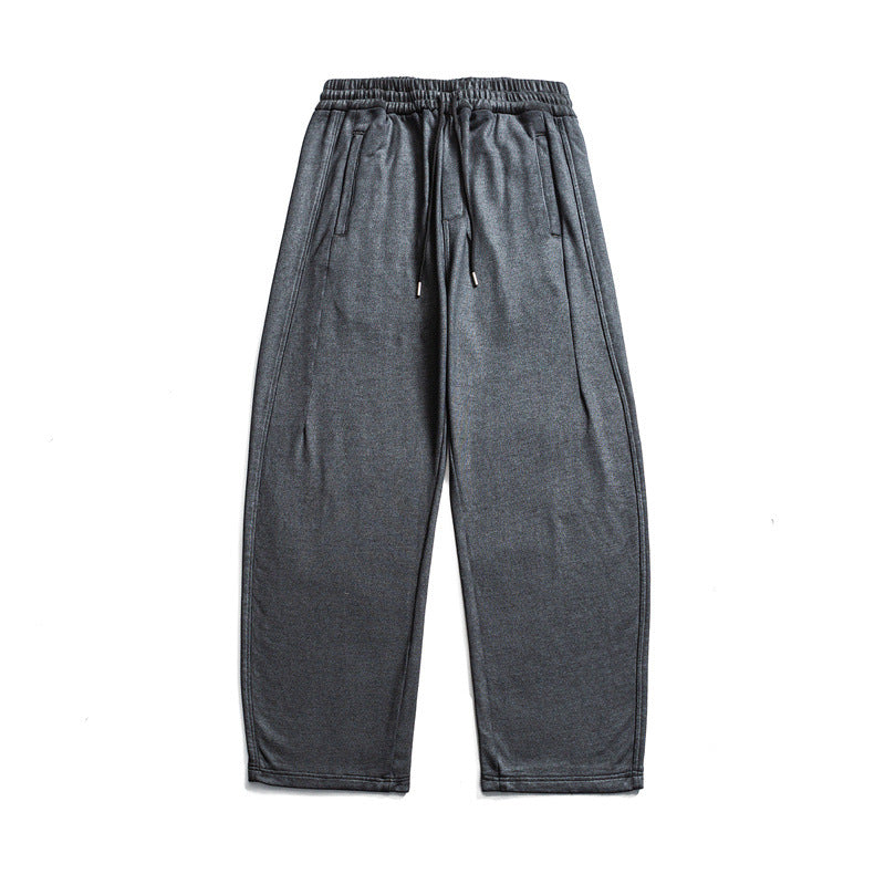 Unisex Relaxed-Loungehose aus French-Terry mit Kordelzug und Eingrifftaschen Drune