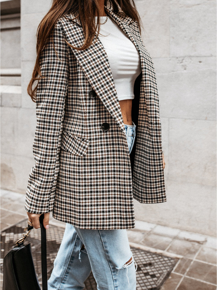 Karierter Blazer