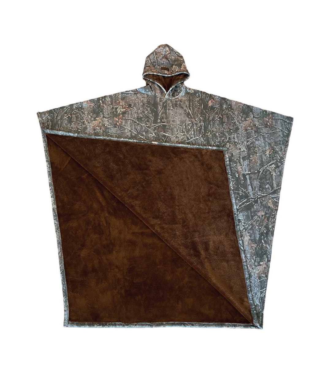 Unisex nan Kapuzen-Poncho Kuscheldecke mit weichem Futter und großzügigem Oversize-Schnitt Drune