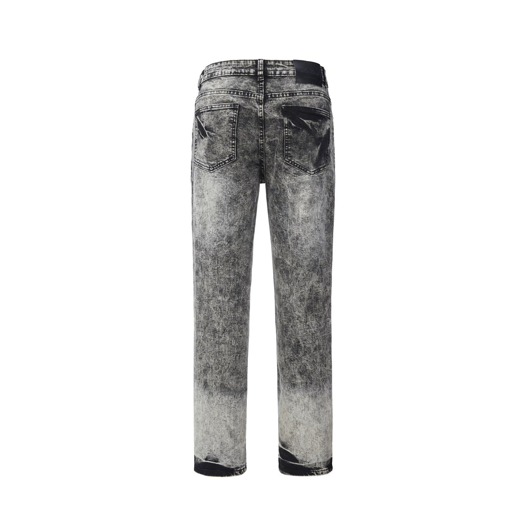 Damen Modische High-Waist Ripped Jeans Drune