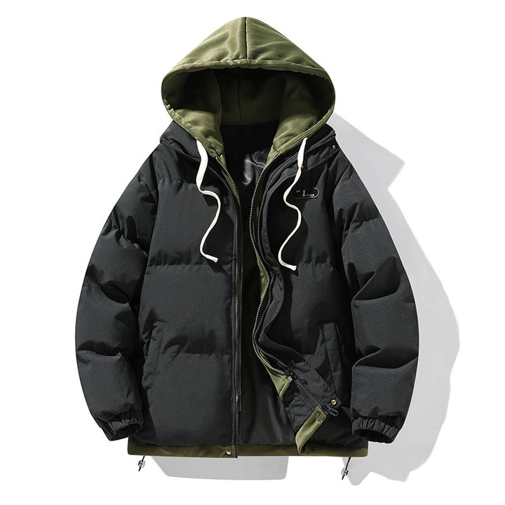 Damen Sportliche Steppjacke mit Kapuze Drune