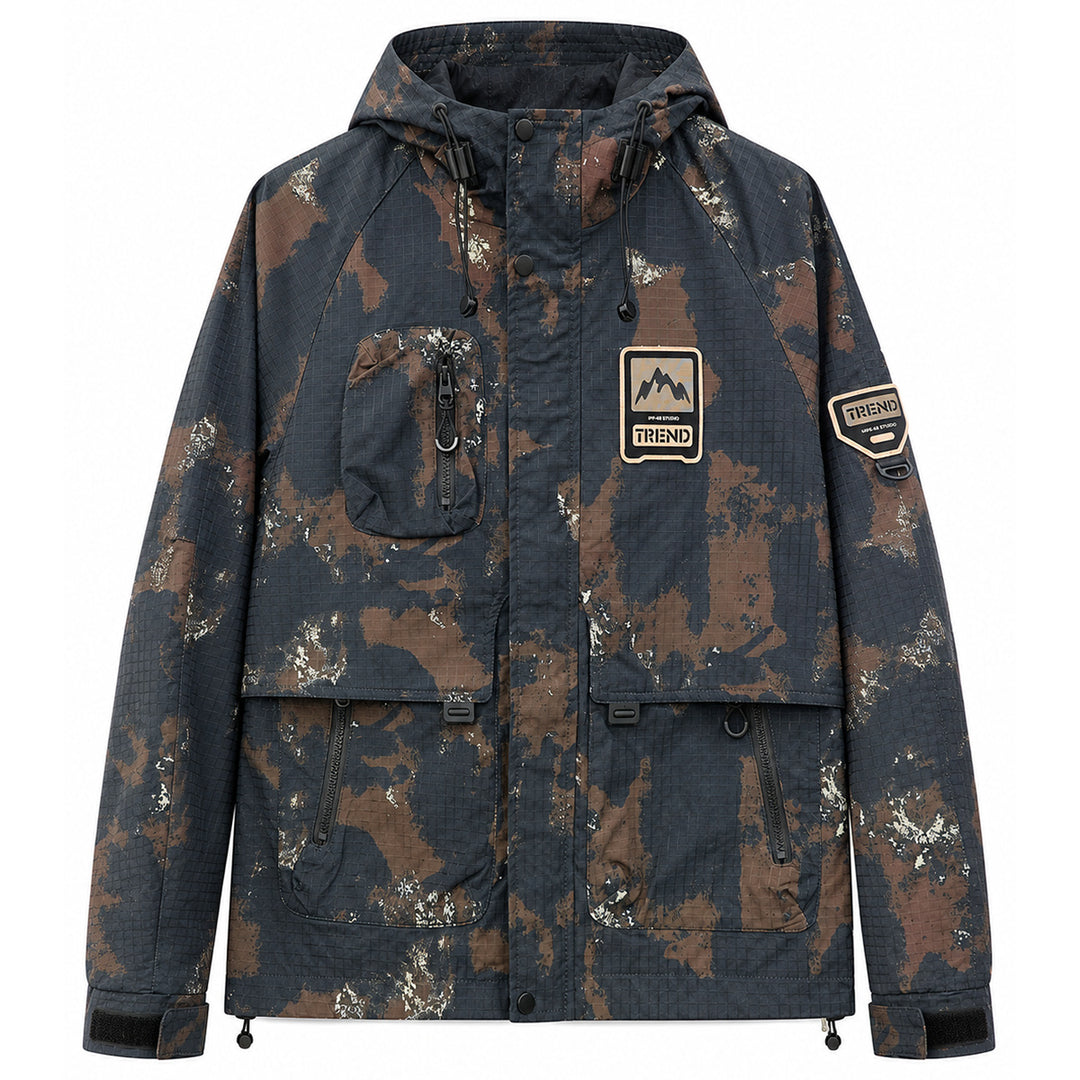 Herren Technische Outdoorjacke mit praktischen Taschen Drune
