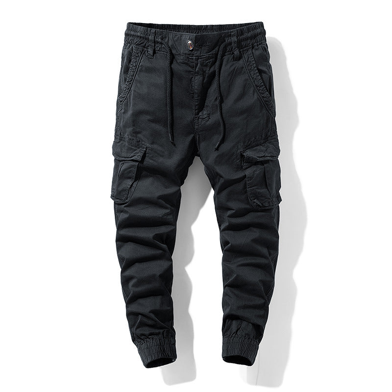 Herren Urbaner Cargojogger mit elastischem Komfortbund, Organizer‑Taschen und gerippten Bündchen Drune