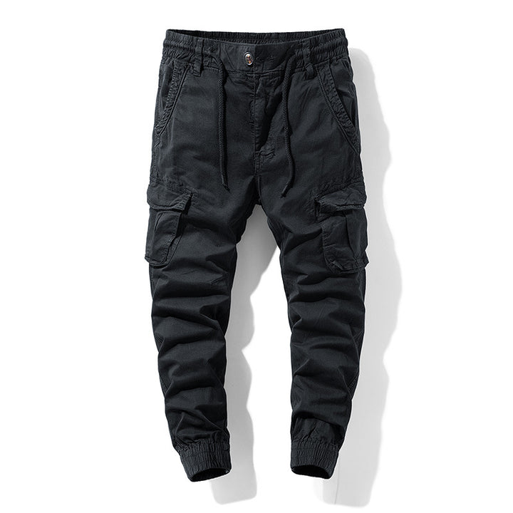 Herren Urbaner Cargojogger mit elastischem Komfortbund, Organizer‑Taschen und gerippten Bündchen Drune