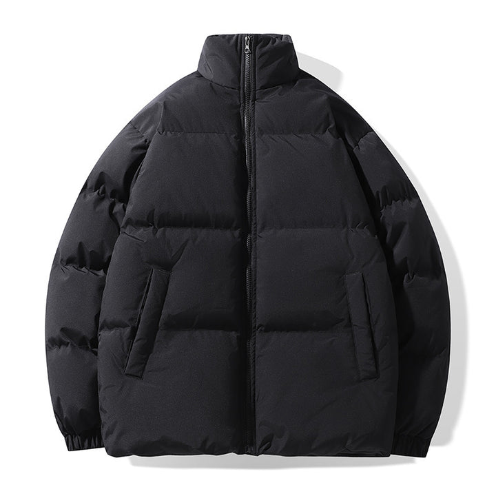 Herren Oversize Steppjacke mit hohem Stehkragen und verdeckten Eingrifftaschen Drune