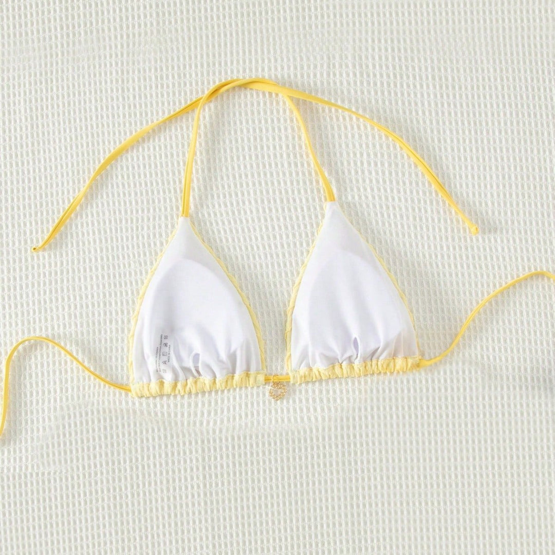 Damen Triangel-Bikini mit einzigartiger Struktur Drune