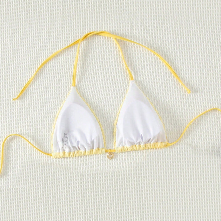Damen Triangel-Bikini mit einzigartiger Struktur Drune