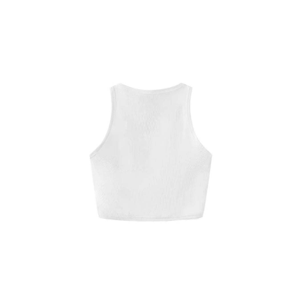 Damen Crop-Top mit frischem Zitronenmotiv und lässigem Schnitt Drune