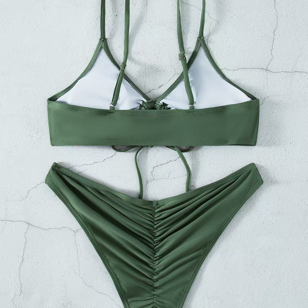Damen Raffinierter Triangel-Bikini Drune