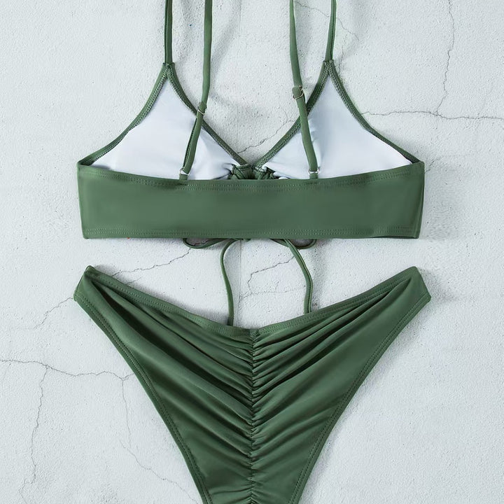 Damen Raffinierter Triangel-Bikini Drune