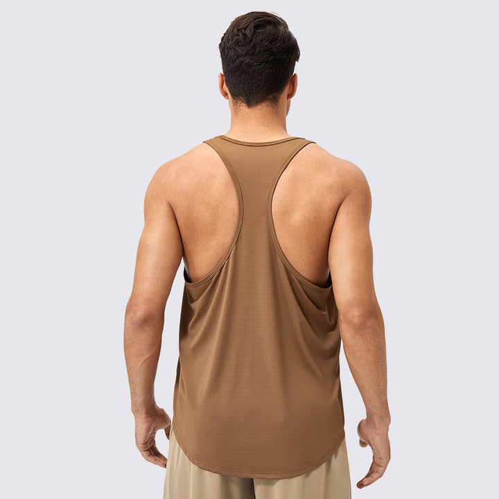 Herren Sportliches Muskelshirt mit großzügigem Rückenausschnitt Drune