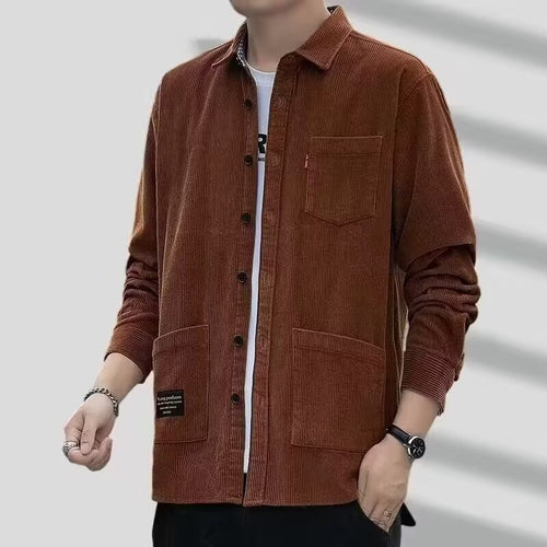 Herren modische Cordjacke Drune