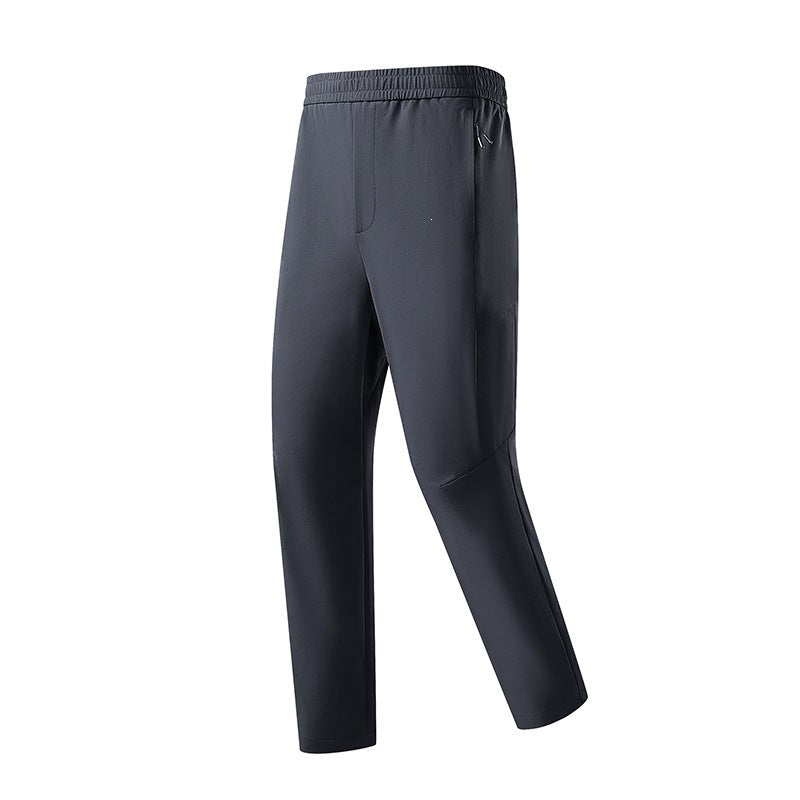 Herren Technische tapered Trainingshose mit elastischem Bund, 4‑Wege‑Stretch und Reißverschlusstaschen Drune