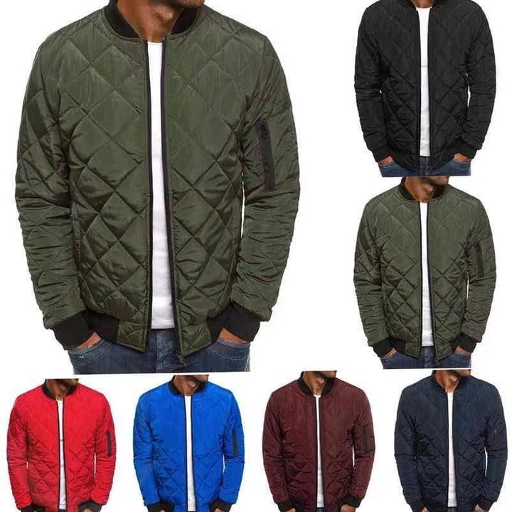 Herren Steppjacke mit sportlichem Schnitt und elastischen Bündchen Drune