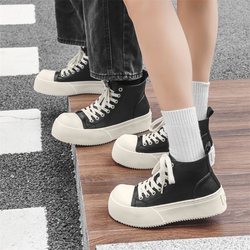 Damen Hohe Plattform-Sneaker mit modernem Design und robustem Profil Drune