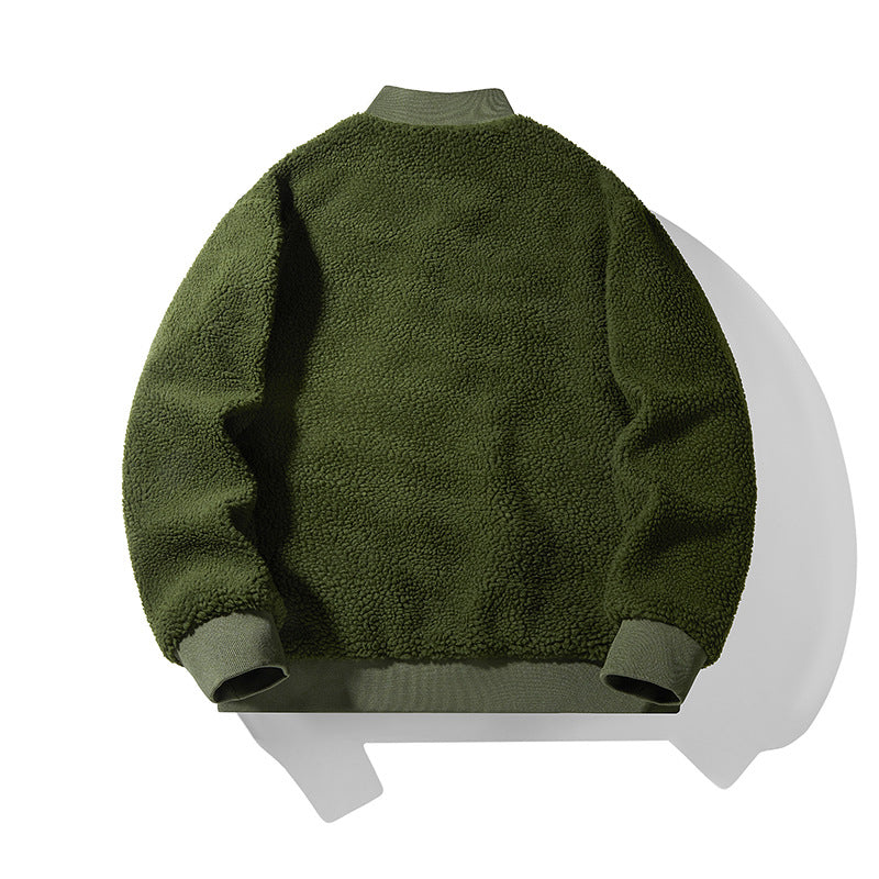 Herren  isolierte boxy Bomberjacke mit Klappenhandtaschen und gerippten Details Drune