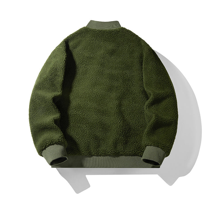 Herren  isolierte boxy Bomberjacke mit Klappenhandtaschen und gerippten Details Drune