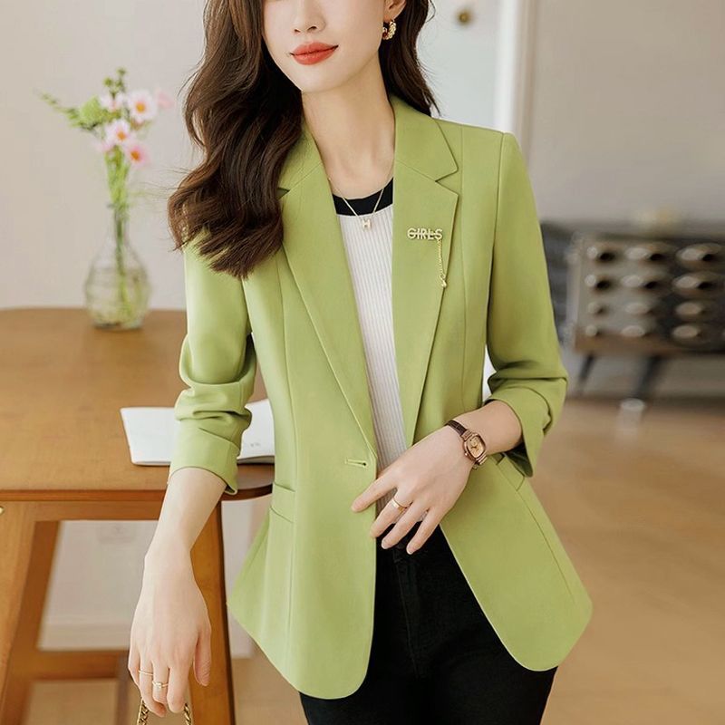 Damen moderner Blazer mit leicht taillierter Passform Drune