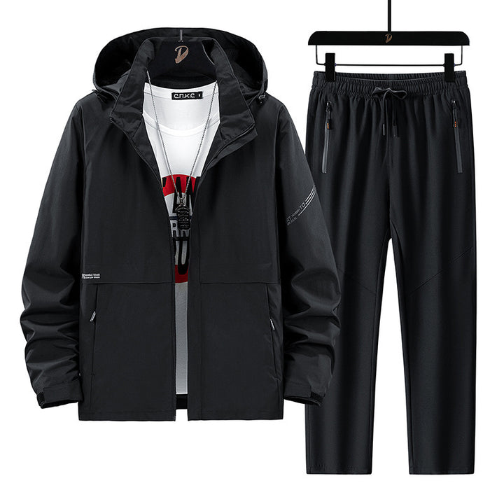 Herren Praktisches Sportset mit Jacke und Hose Drune