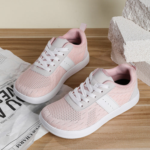 Unisex Atmungsaktive Strick-Laufsneaker mit leichter EVA-Sohle Drune