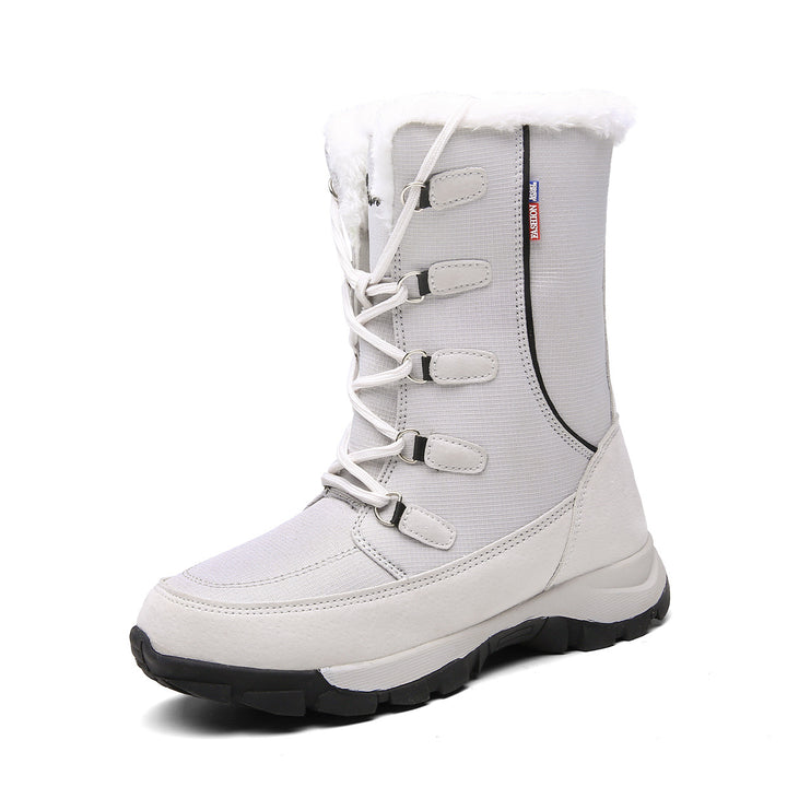 Damen Winterstiefel mit wärmeisolierendem Innenfutter und rutschfester Sohle Drune