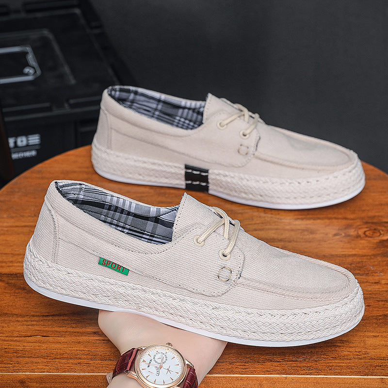 Herren Bequeme Freizeitschuhe mit Schnürung