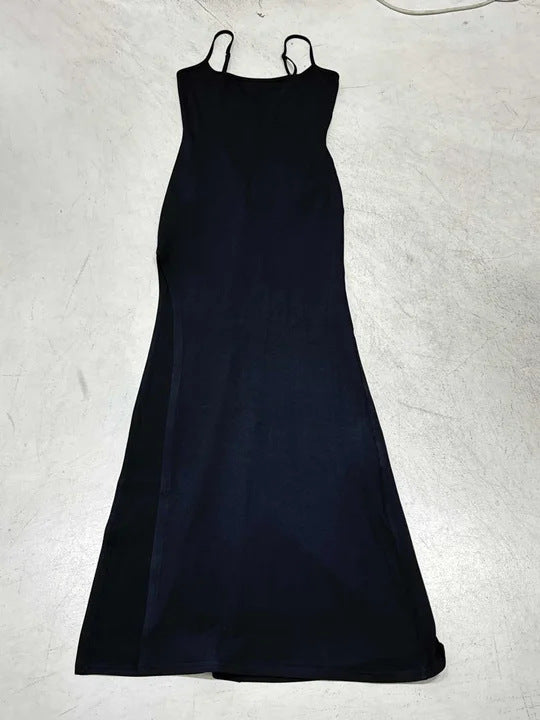 Damen Maxikleid mit elegantem Schnitt und feinen Spaghettiträgern Drune