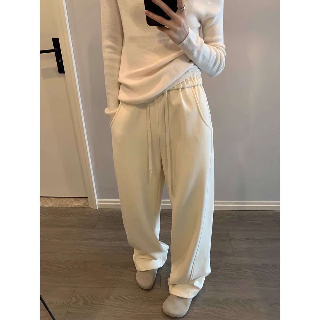 Damen Bequeme und stylische weit geschnittene Freizeithose Drune