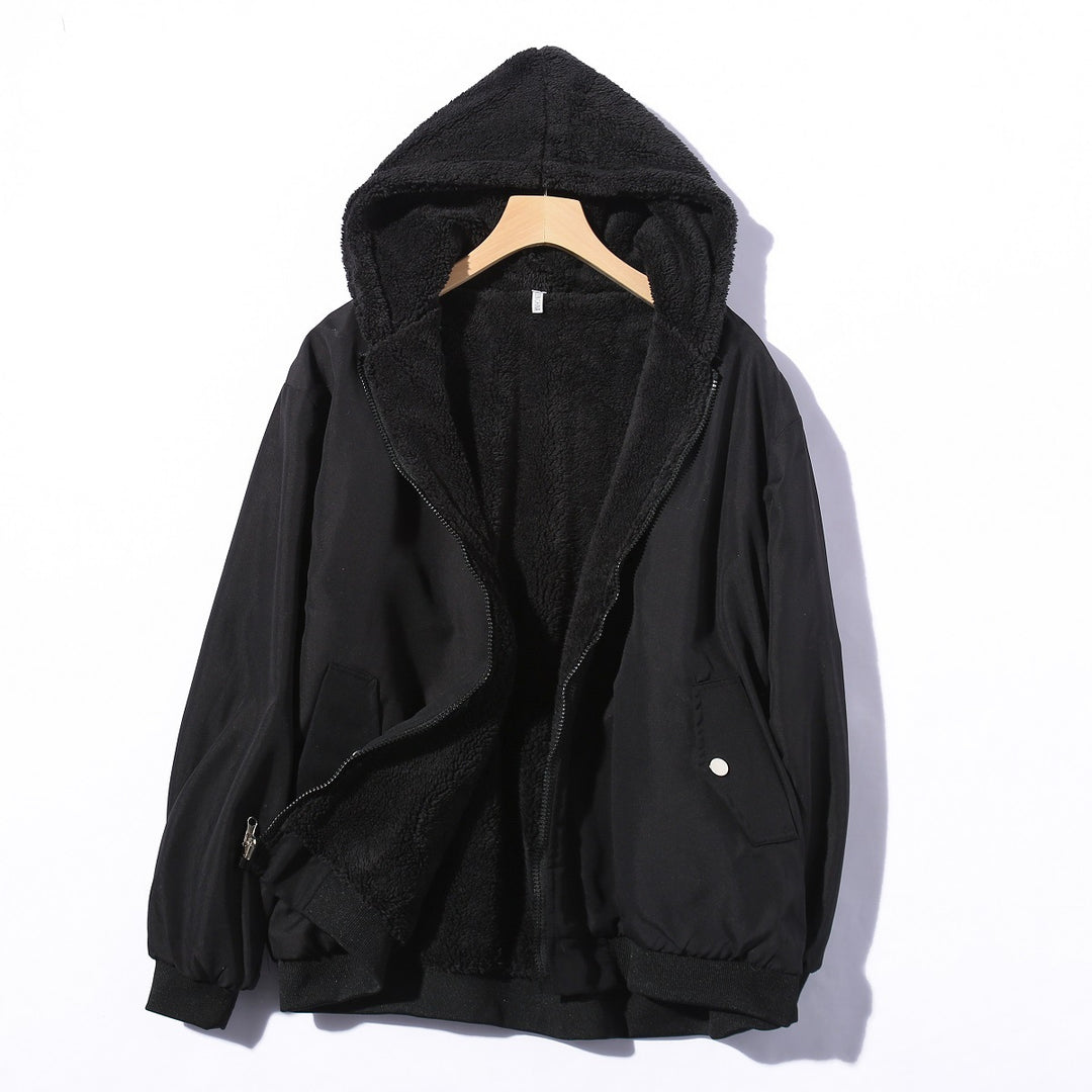 Damen Kuschelige Fleece-Jacke Drune