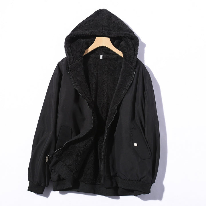 Damen Kuschelige Fleece-Jacke Drune