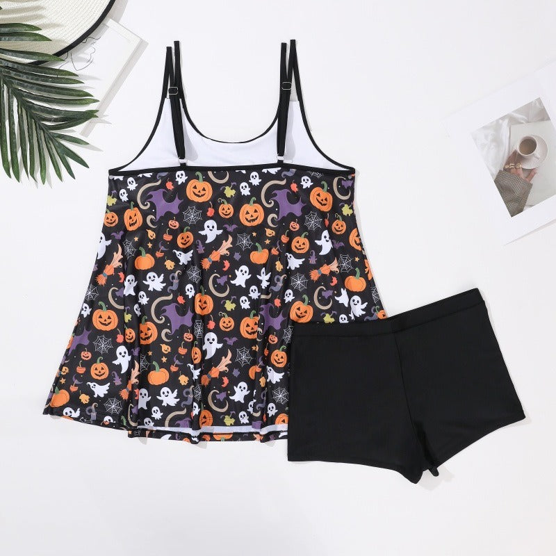 Damen Halloween-Motiv Badeset Drune