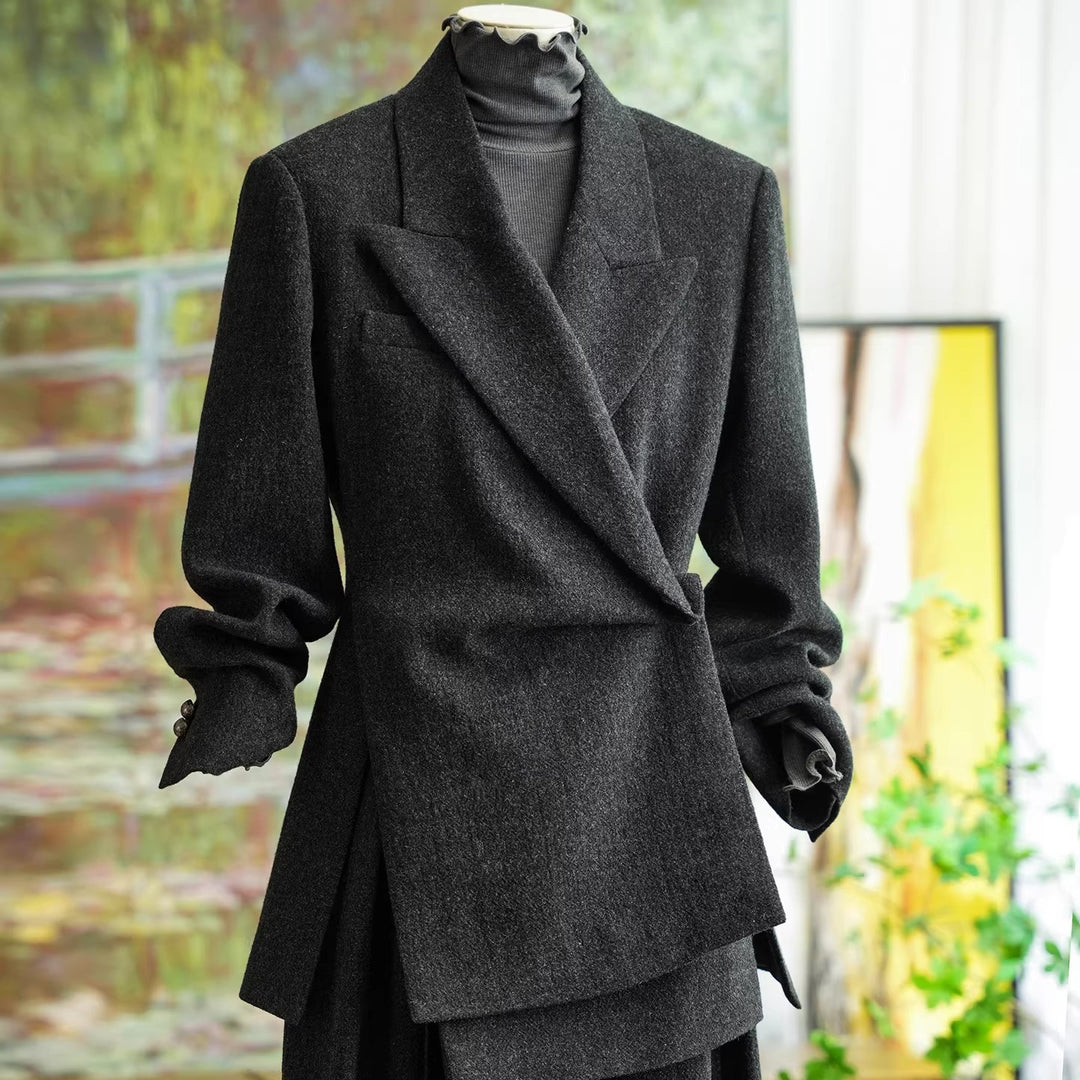 Damen Elegantes Zweiteiliges Anzugset Drune