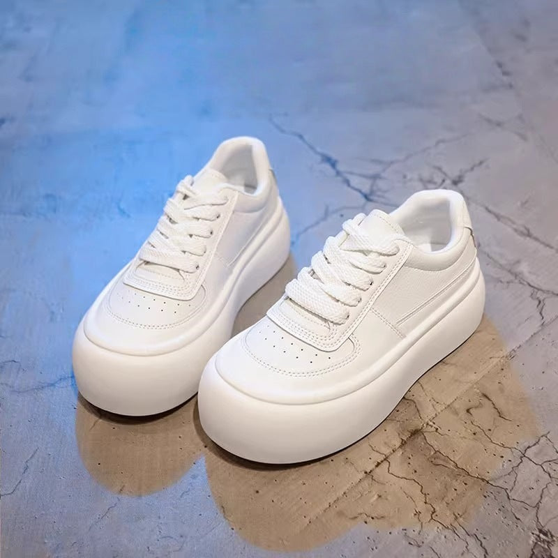 Damen Plateau Sneakers mit ergonomischer Sohle und atmungsaktivem Obermaterial Drune
