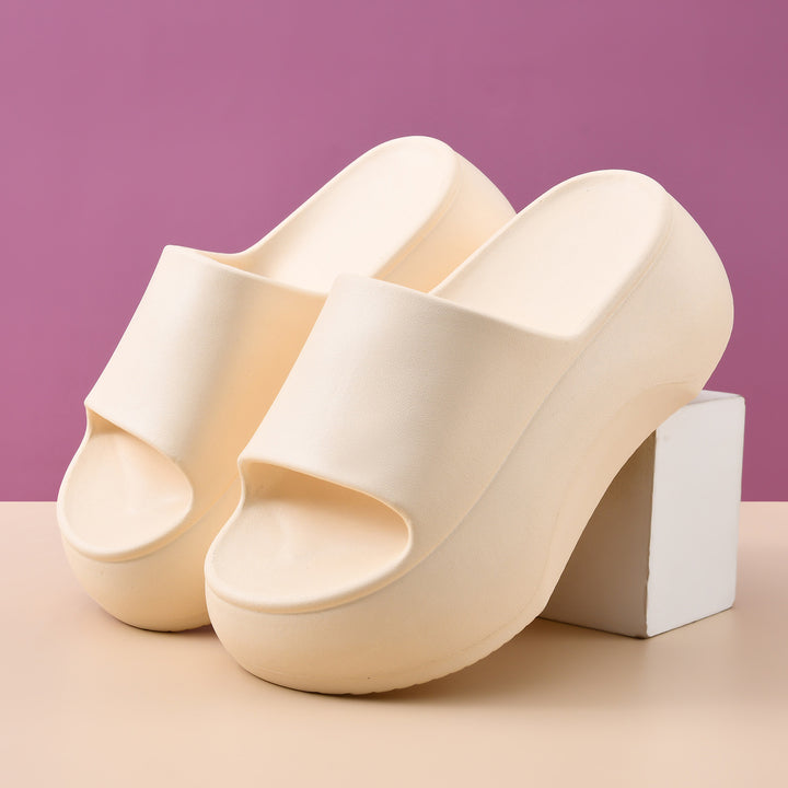 Femme Erhöhte Plattform Rutschsandalen Drune